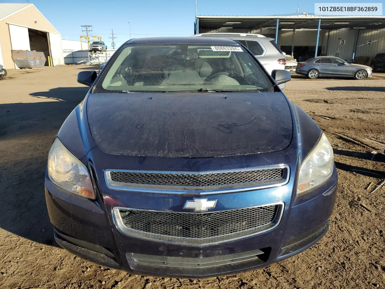 2011 Chevrolet Malibu Ls VIN: 1G1ZB5E18BF362859 Lot: 80863394