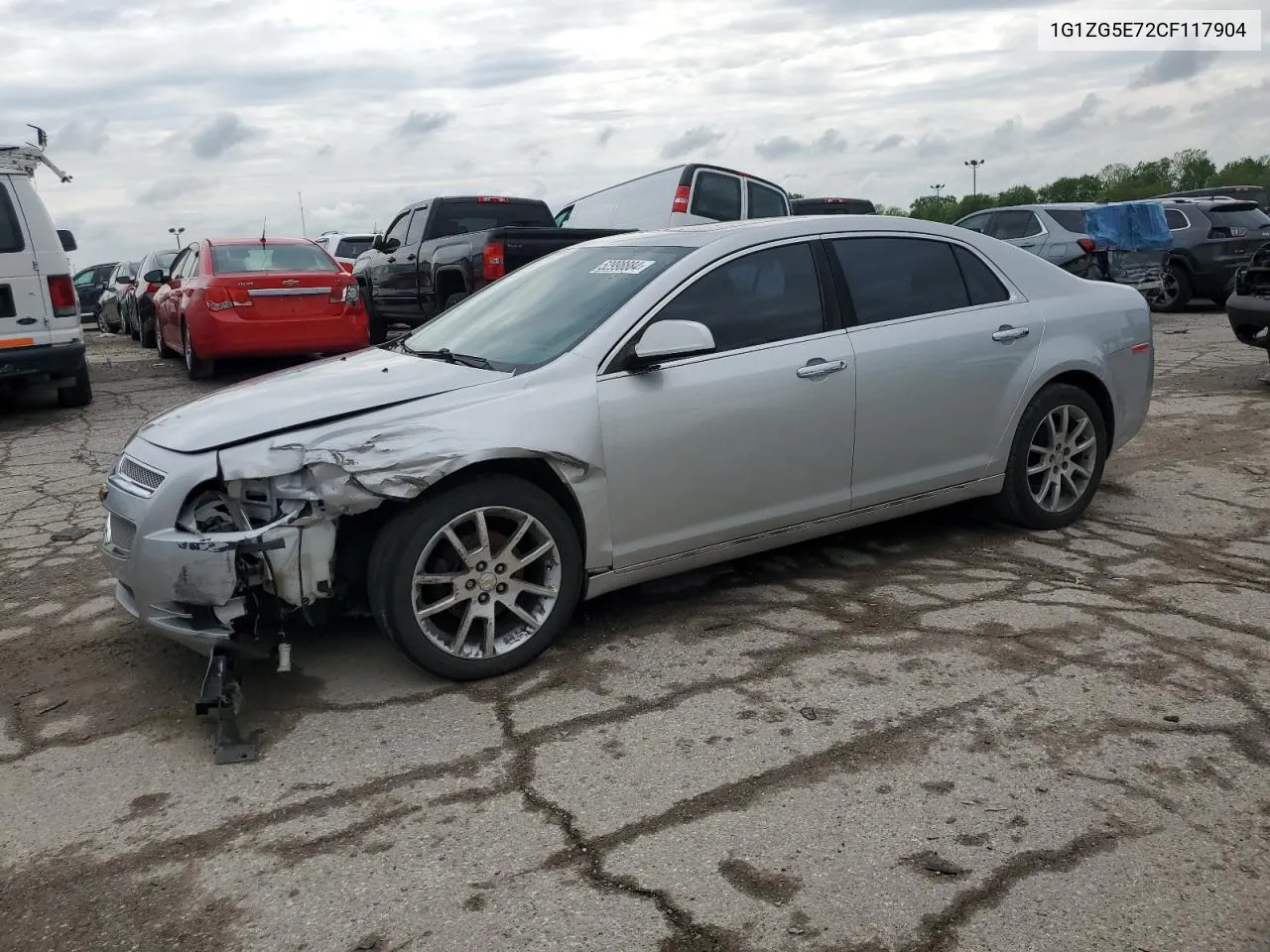 2012 Chevrolet Malibu Ltz VIN: 1G1ZG5E72CF117904 Lot: 52998884