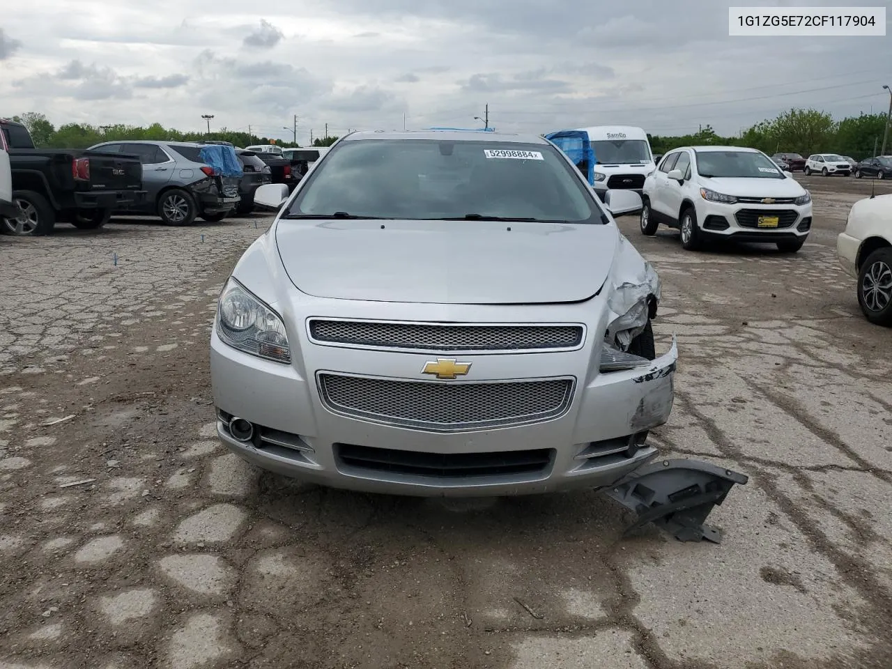 2012 Chevrolet Malibu Ltz VIN: 1G1ZG5E72CF117904 Lot: 52998884