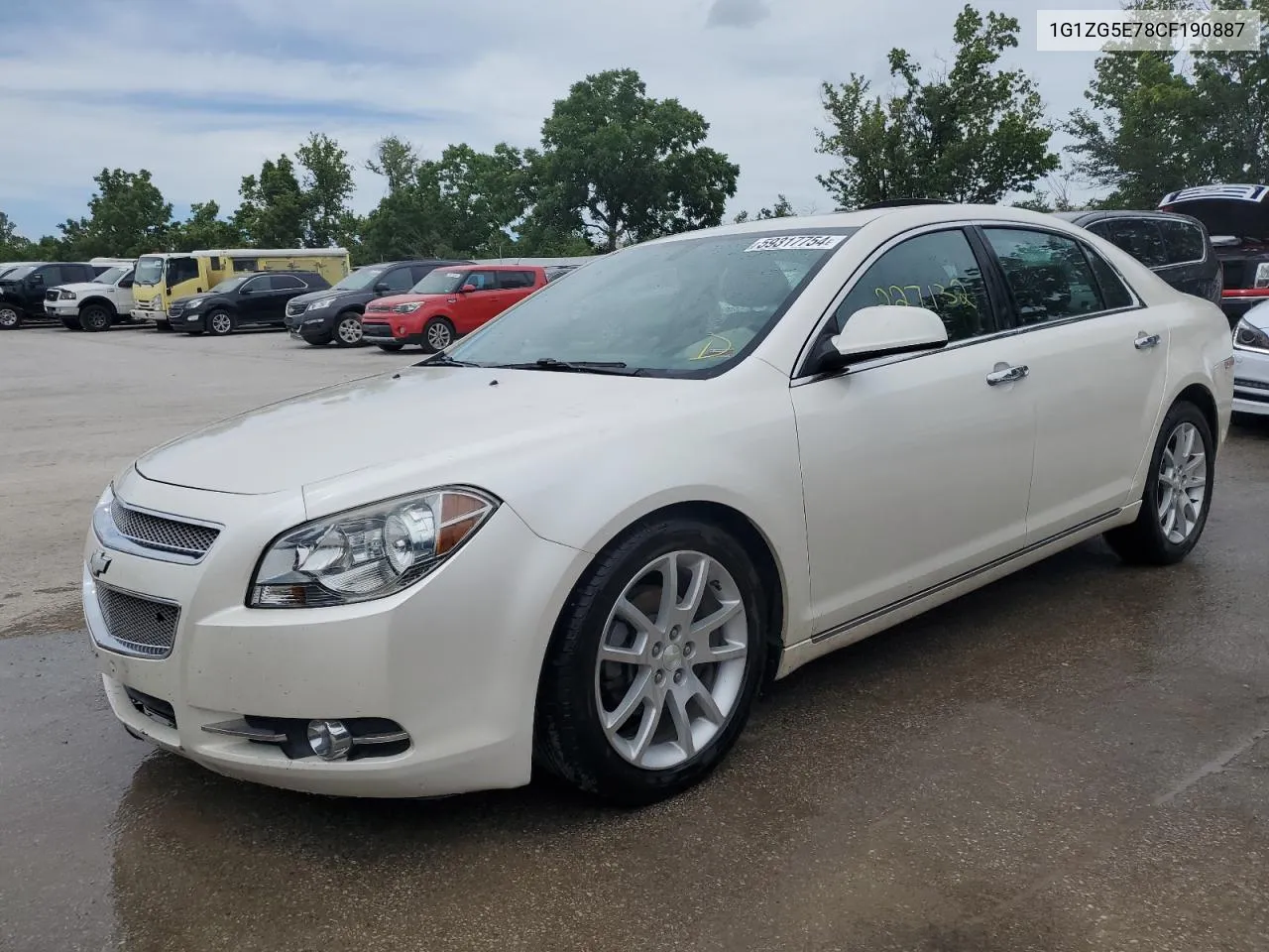 2012 Chevrolet Malibu Ltz VIN: 1G1ZG5E78CF190887 Lot: 59317754