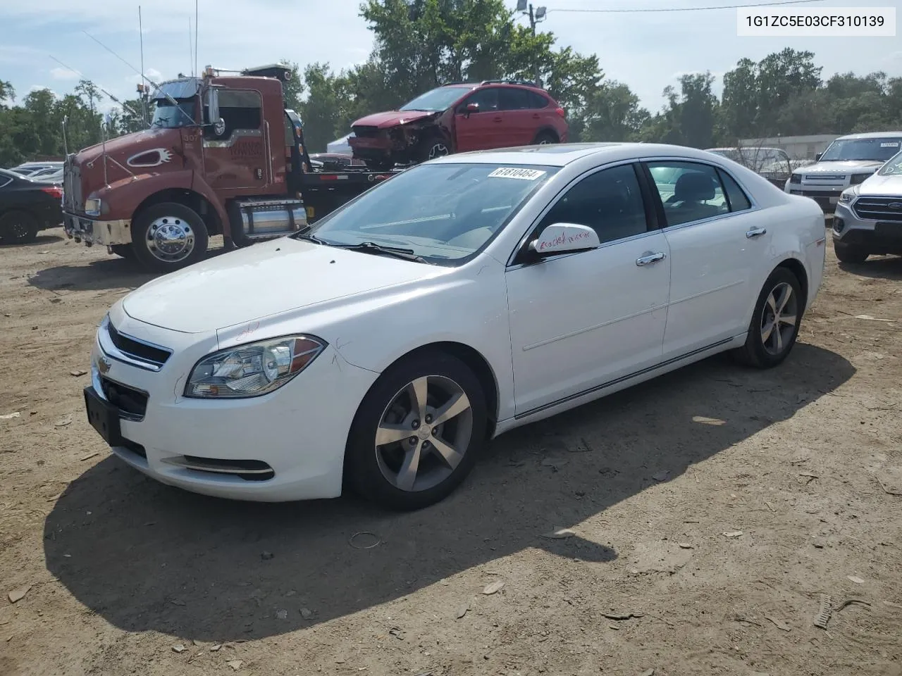 1G1ZC5E03CF310139 2012 Chevrolet Malibu 1Lt