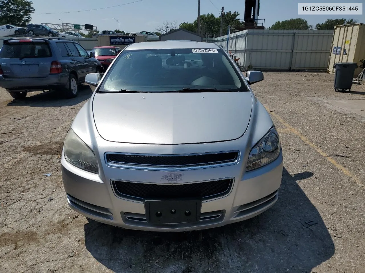 2012 Chevrolet Malibu 1Lt VIN: 1G1ZC5E06CF351445 Lot: 67082644