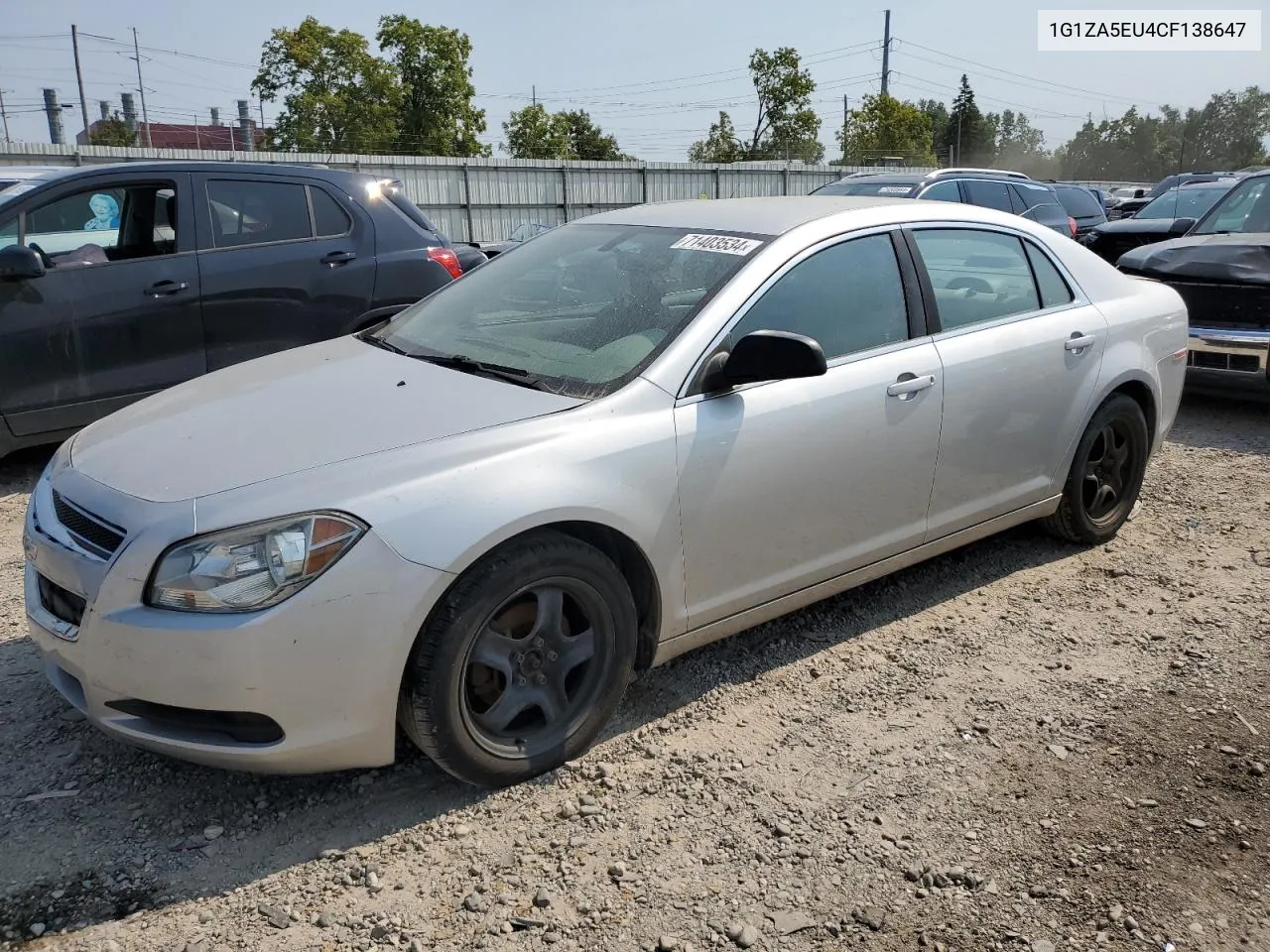 2012 Chevrolet Malibu Ls VIN: 1G1ZA5EU4CF138647 Lot: 71403534