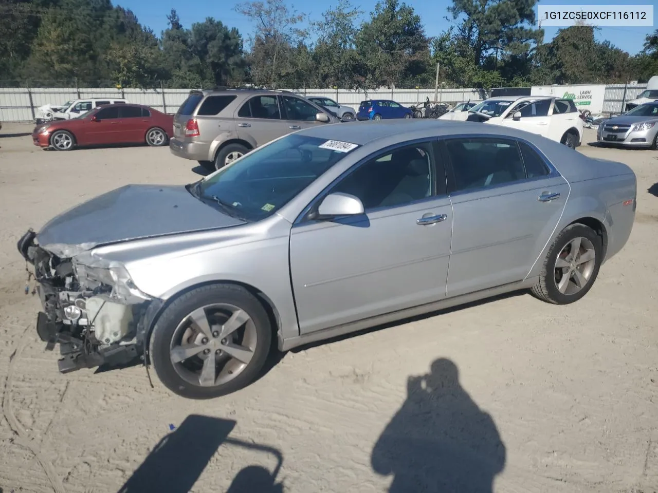 2012 Chevrolet Malibu 1Lt VIN: 1G1ZC5E0XCF116112 Lot: 76081094