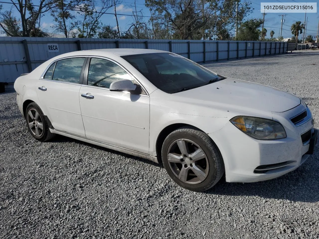 2012 Chevrolet Malibu 2Lt VIN: 1G1ZD5EU1CF315016 Lot: 80664934