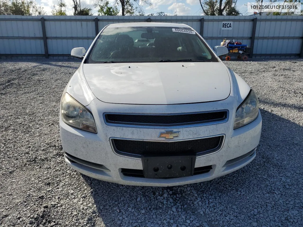 2012 Chevrolet Malibu 2Lt VIN: 1G1ZD5EU1CF315016 Lot: 80664934