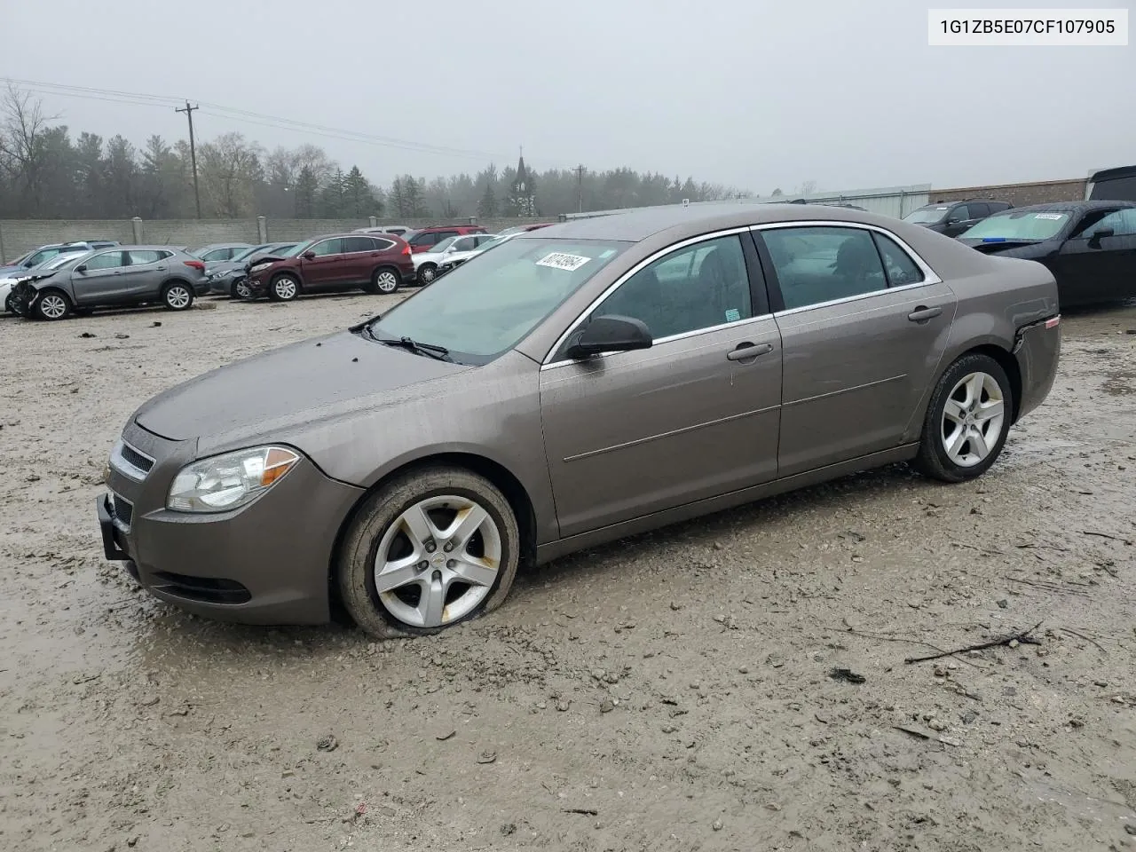 2012 Chevrolet Malibu Ls VIN: 1G1ZB5E07CF107905 Lot: 80743964