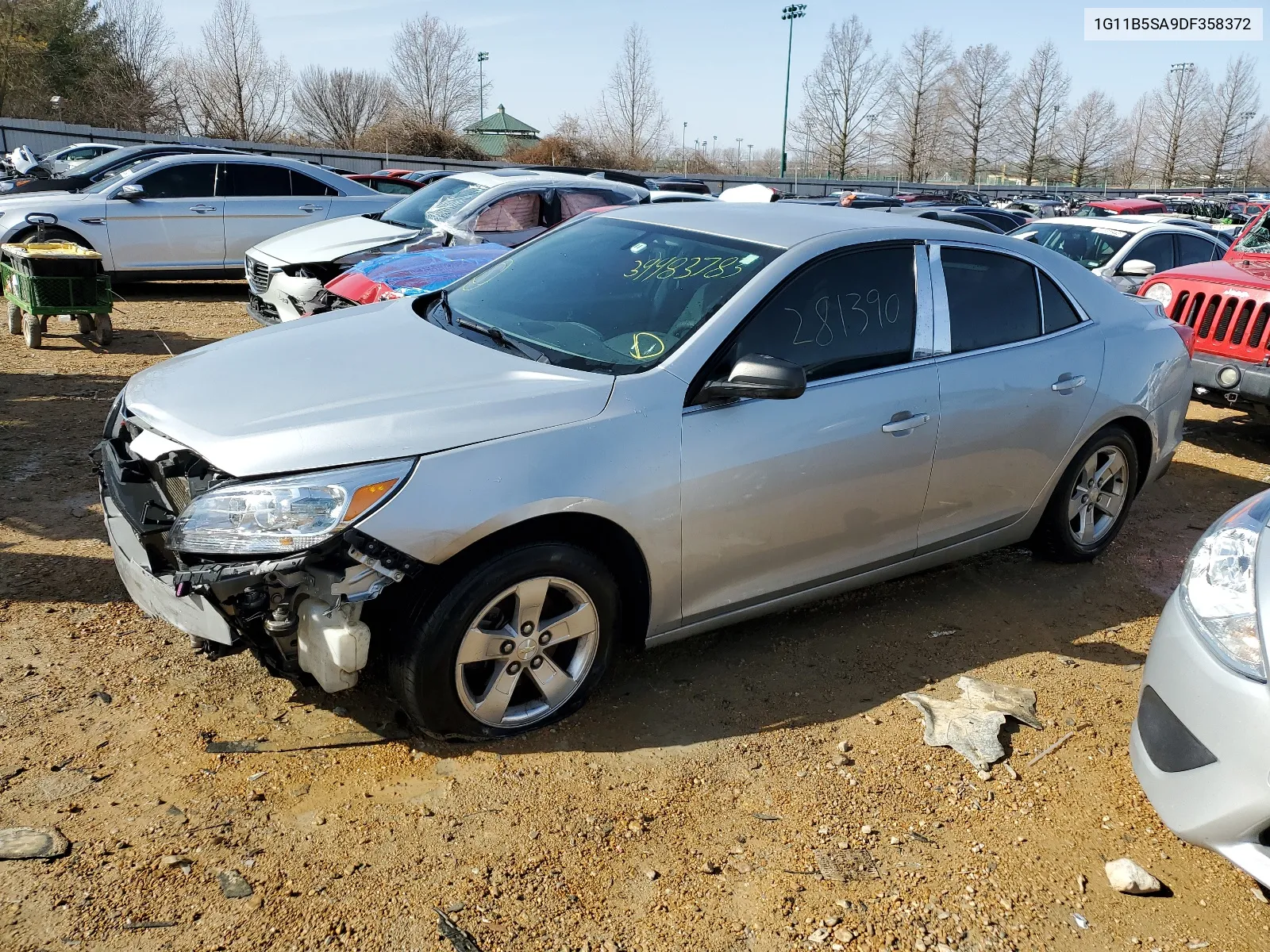 2013 Chevrolet Malibu Ls VIN: 1G11B5SA9DF358372 Lot: 39983783