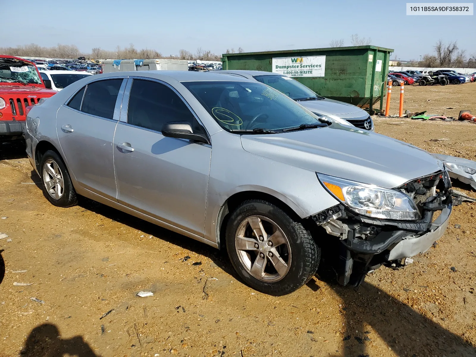 2013 Chevrolet Malibu Ls VIN: 1G11B5SA9DF358372 Lot: 39983783