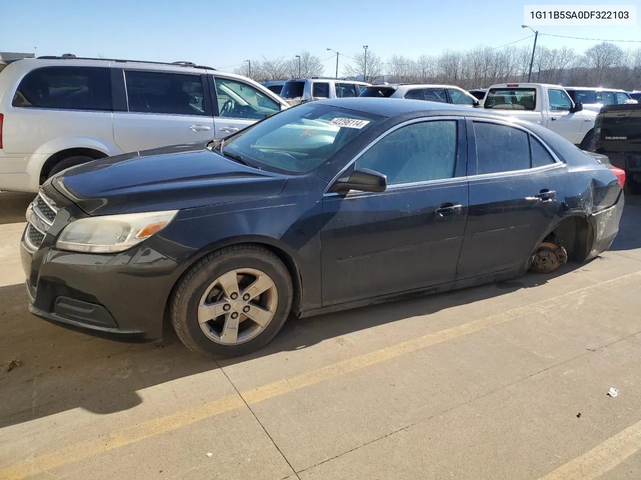 2013 Chevrolet Malibu Ls VIN: 1G11B5SA0DF322103 Lot: 42296114