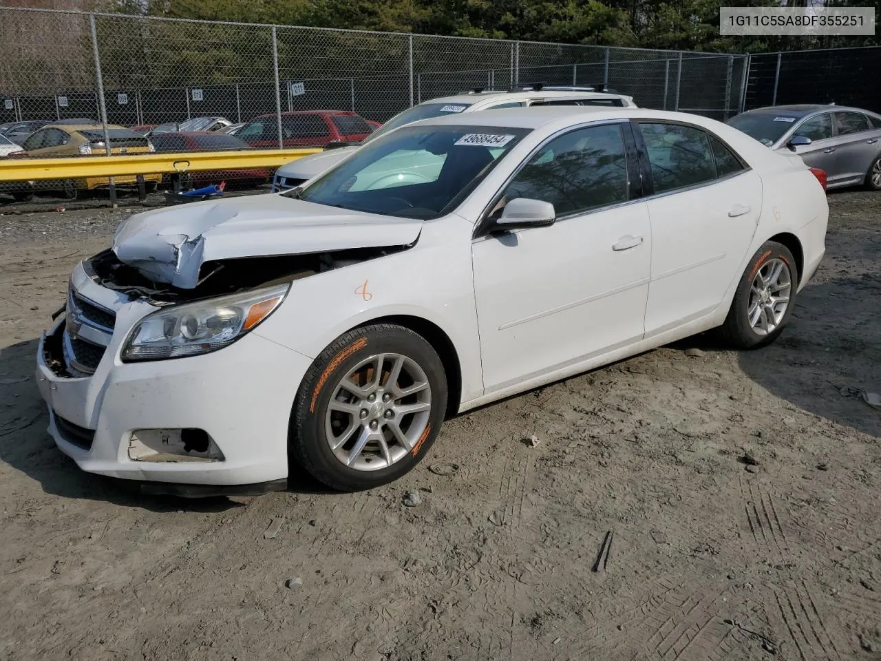 2013 Chevrolet Malibu 1Lt VIN: 1G11C5SA8DF355251 Lot: 49688454