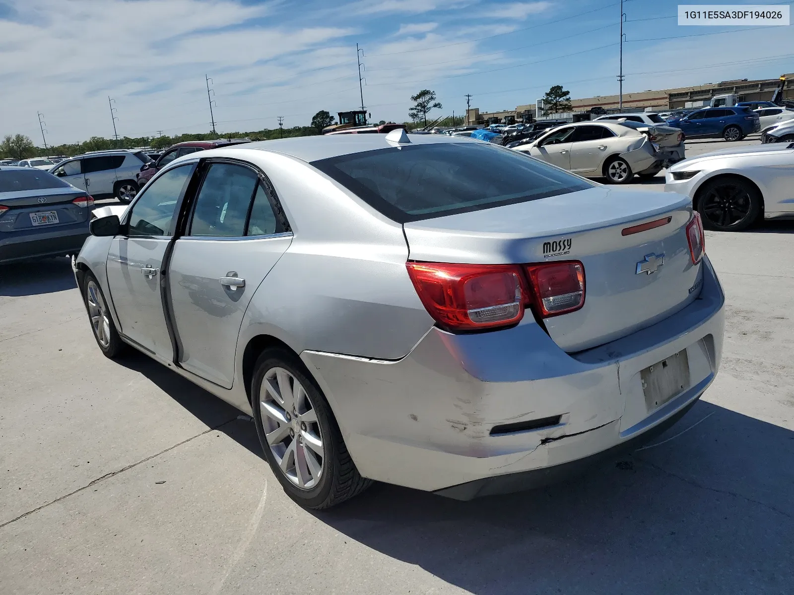 2013 Chevrolet Malibu 2Lt VIN: 1G11E5SA3DF194026 Lot: 51606724