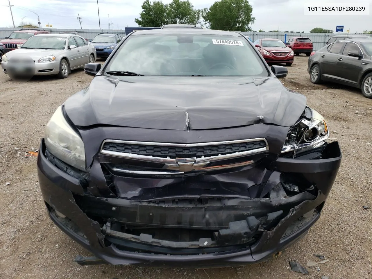 1G11E5SA1DF280239 2013 Chevrolet Malibu 2Lt