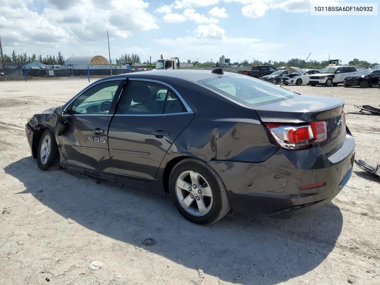 2013 Chevrolet Malibu Ls VIN: 1G11B5SA6DF160932 Lot: 57643324