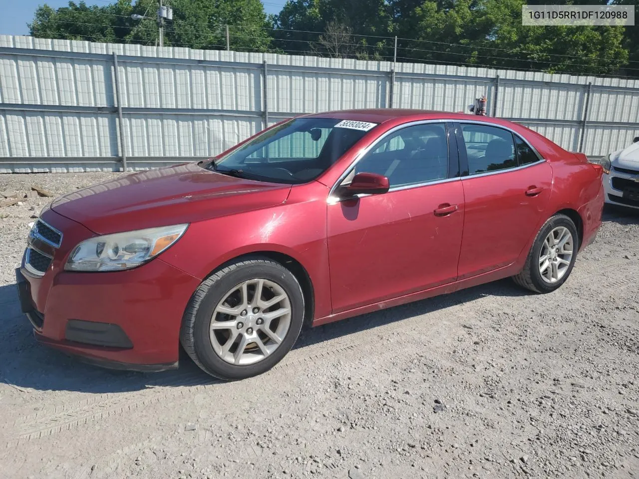 2013 Chevrolet Malibu 1Lt VIN: 1G11D5RR1DF120988 Lot: 58393034