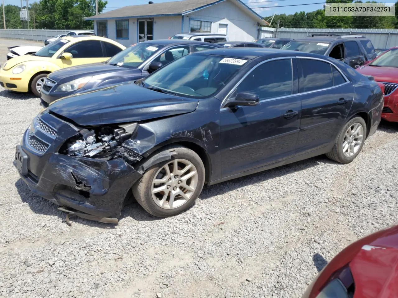 2013 Chevrolet Malibu 1Lt VIN: 1G11C5SA7DF342751 Lot: 58623994