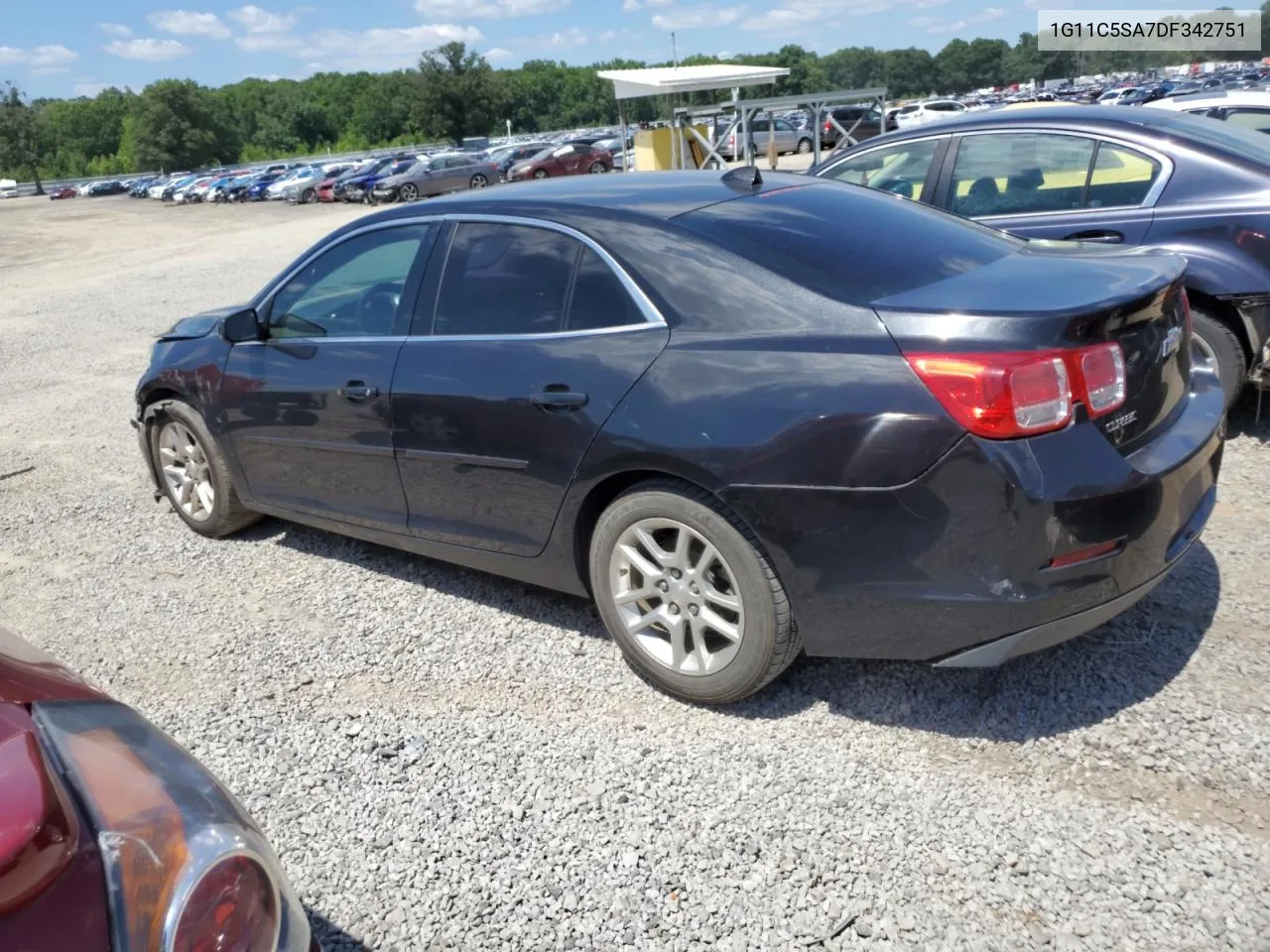 2013 Chevrolet Malibu 1Lt VIN: 1G11C5SA7DF342751 Lot: 58623994