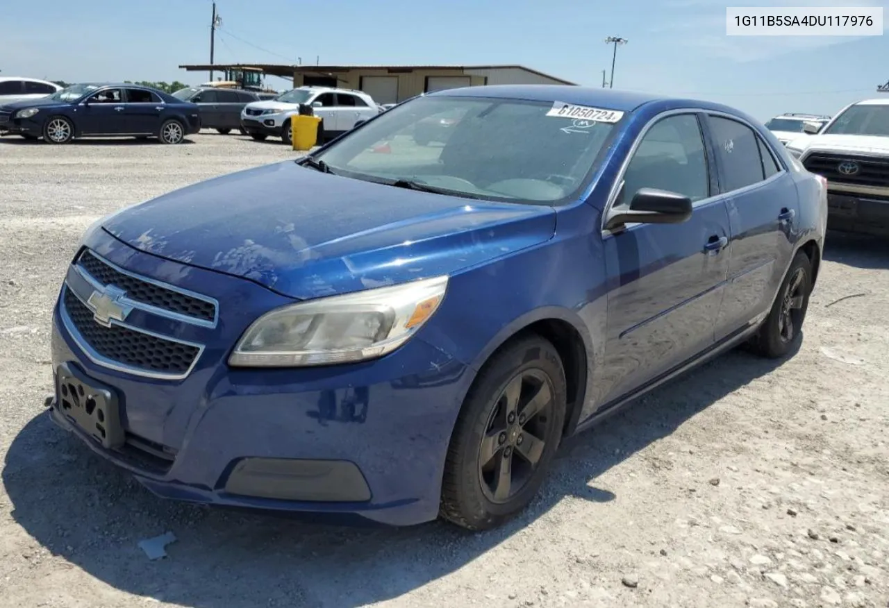 2013 Chevrolet Malibu Ls VIN: 1G11B5SA4DU117976 Lot: 61050724