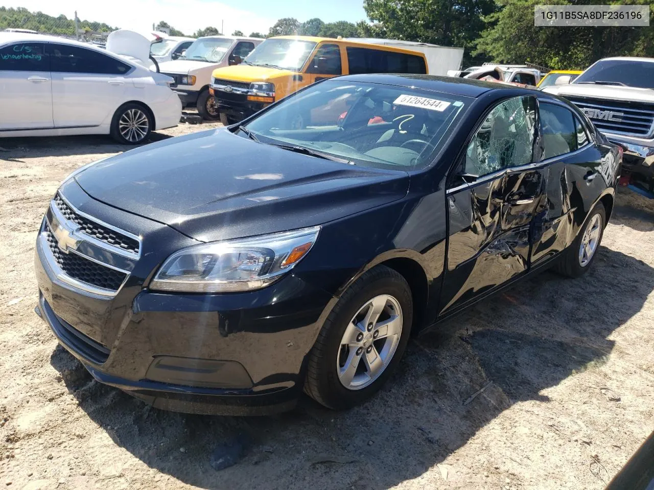 2013 Chevrolet Malibu Ls VIN: 1G11B5SA8DF236196 Lot: 61264544