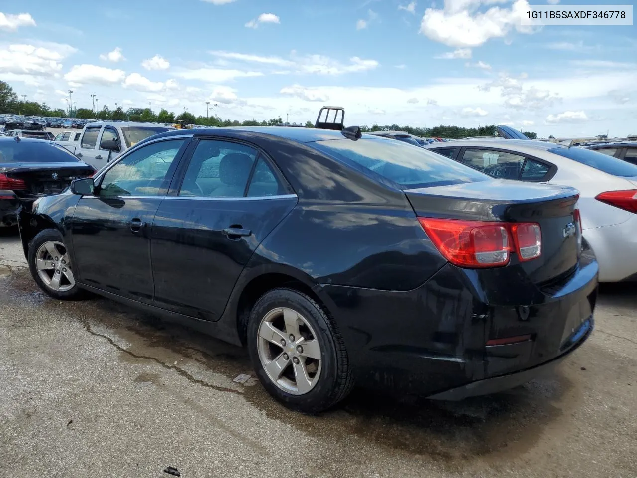 2013 Chevrolet Malibu Ls VIN: 1G11B5SAXDF346778 Lot: 61647124