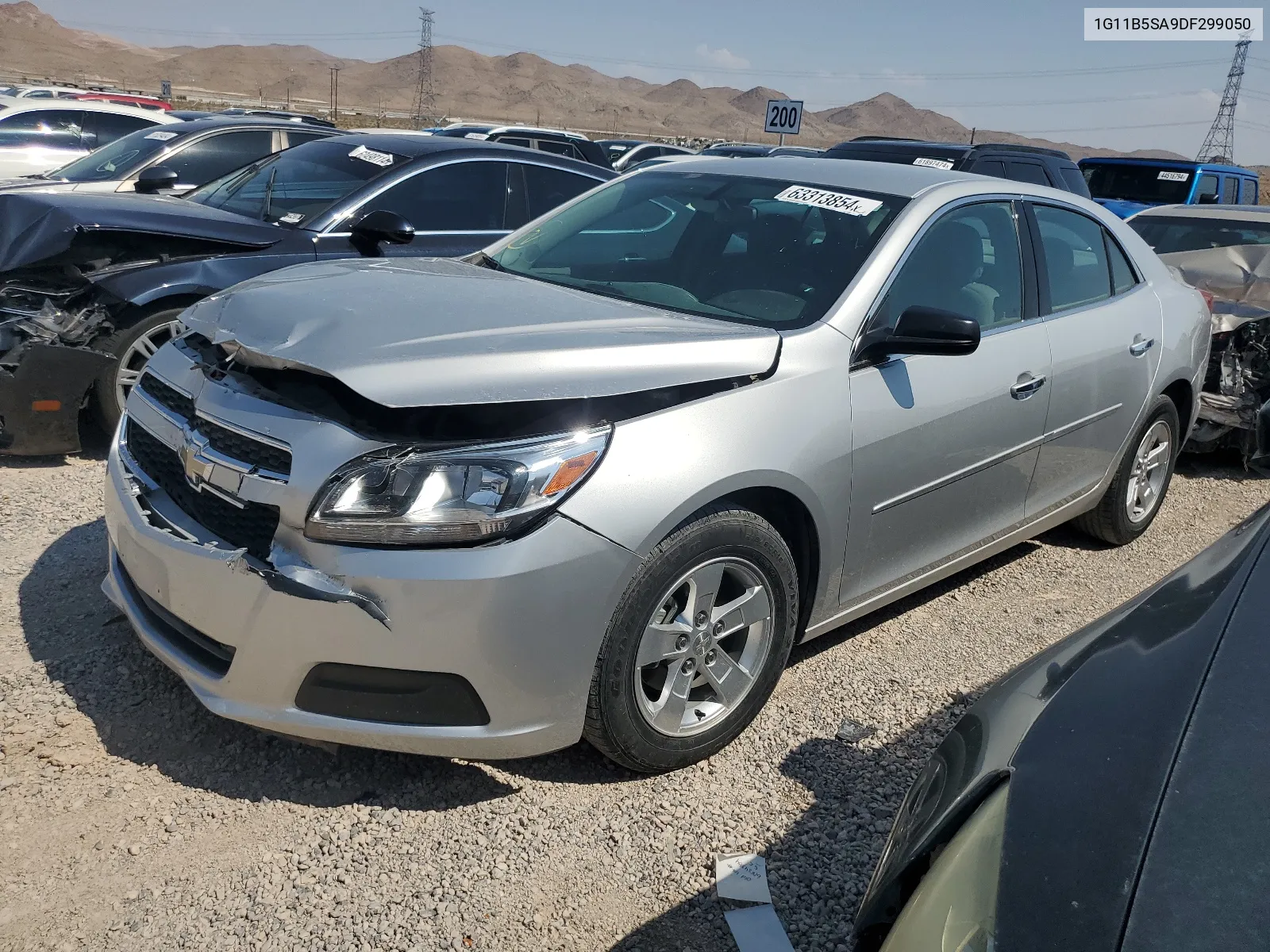 2013 Chevrolet Malibu Ls VIN: 1G11B5SA9DF299050 Lot: 63313854