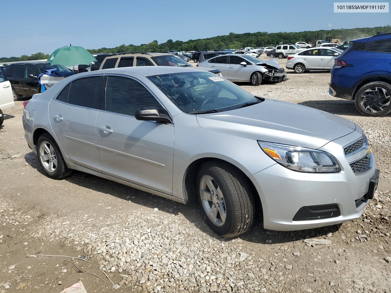 2013 Chevrolet Malibu Ls VIN: 1G11B5SA9DF191107 Lot: 63427804