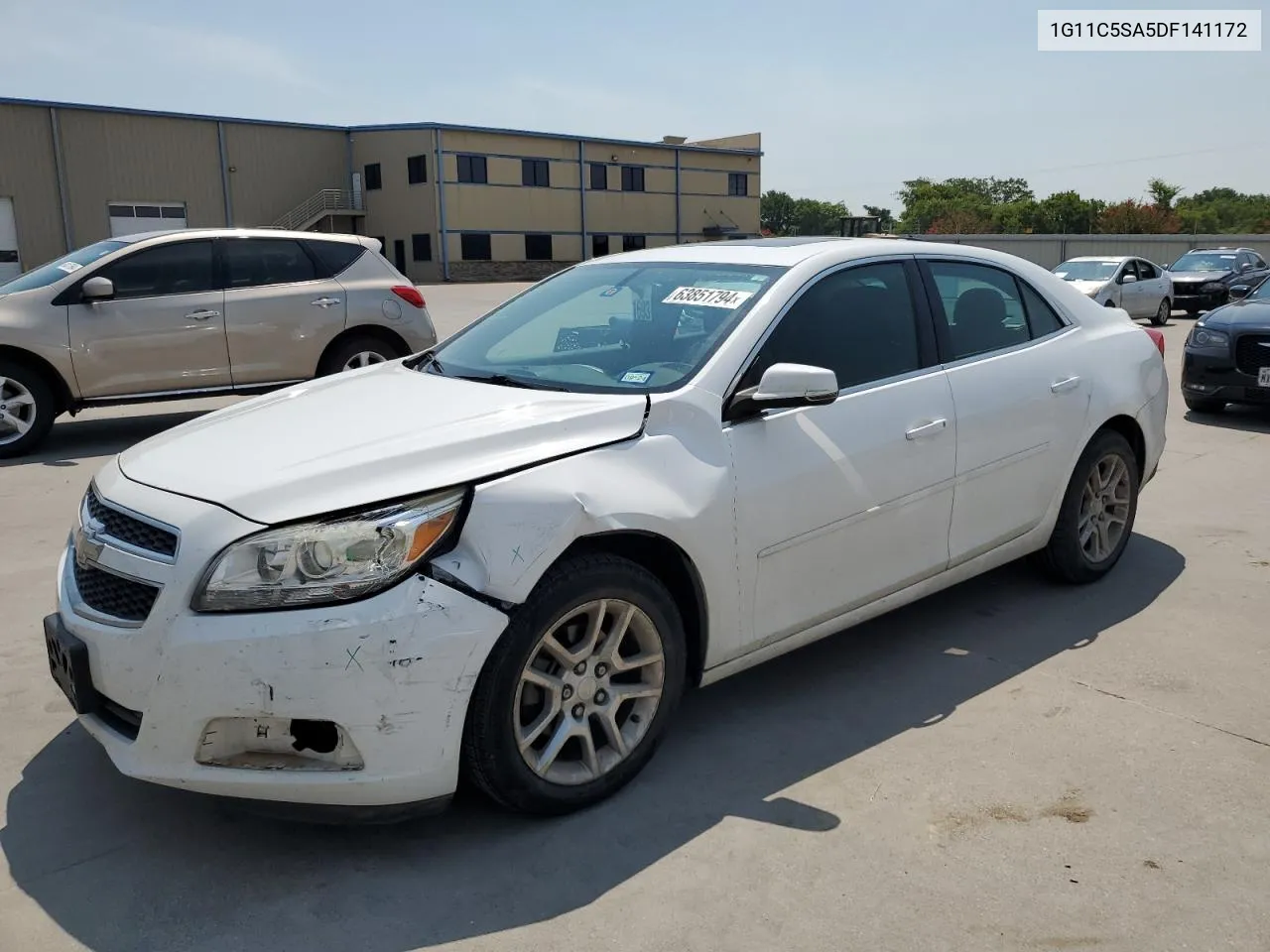 1G11C5SA5DF141172 2013 Chevrolet Malibu 1Lt