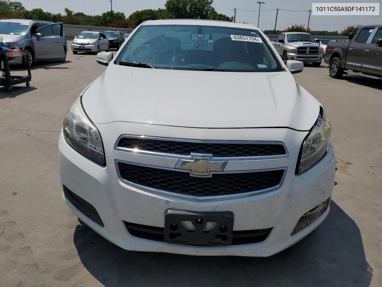 2013 Chevrolet Malibu 1Lt VIN: 1G11C5SA5DF141172 Lot: 63851794