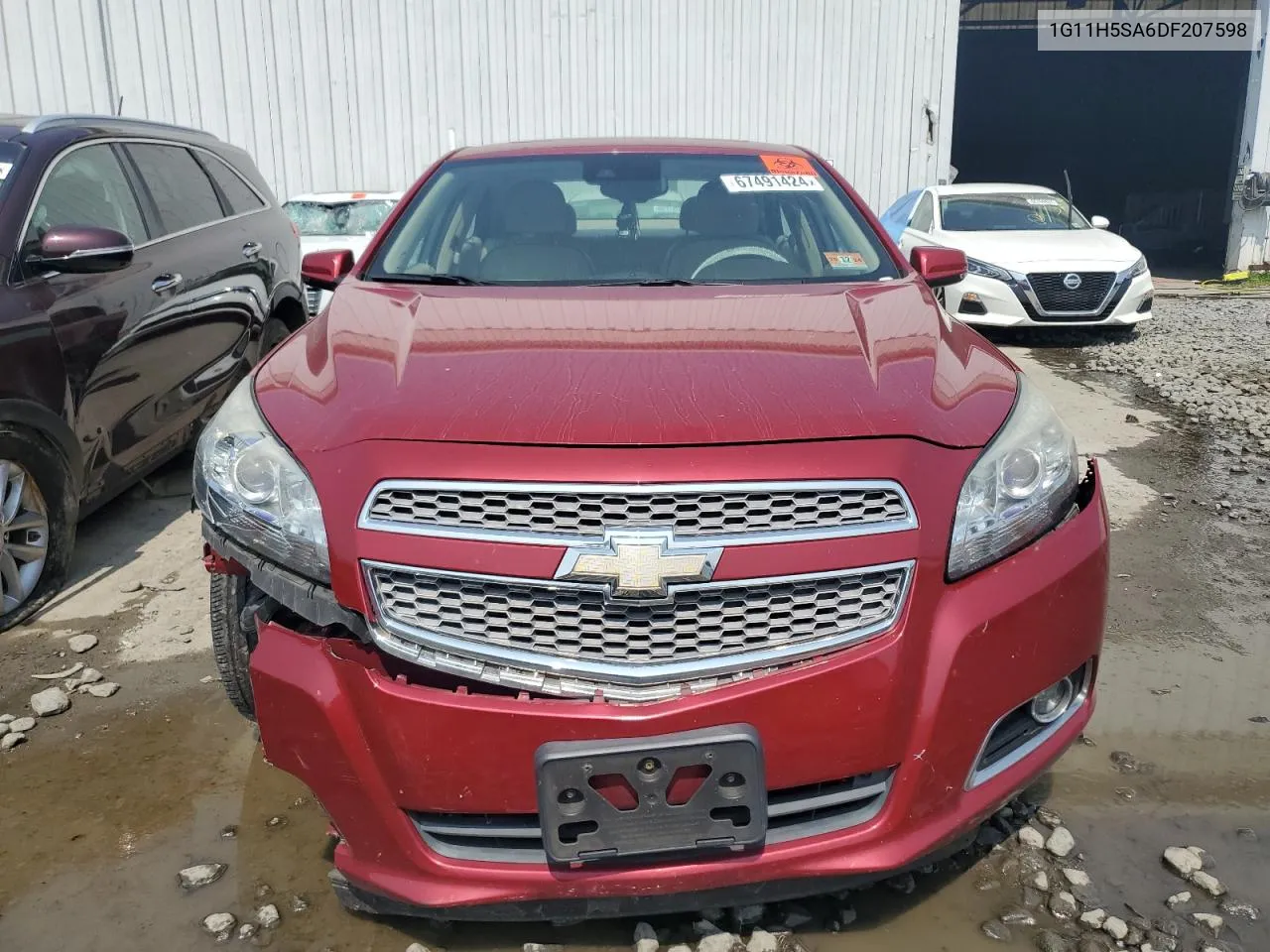 2013 Chevrolet Malibu Ltz VIN: 1G11H5SA6DF207598 Lot: 67491424