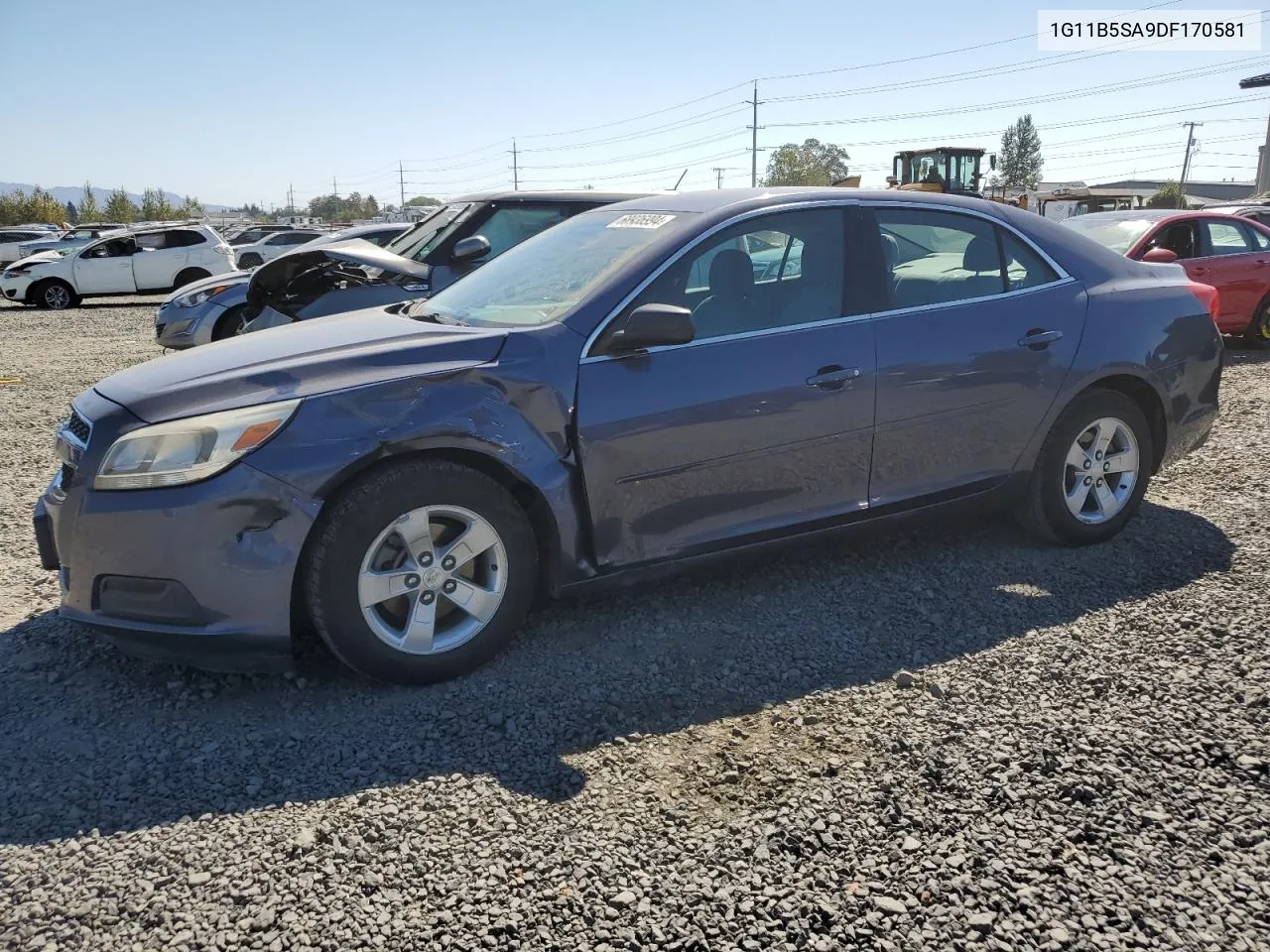 2013 Chevrolet Malibu Ls VIN: 1G11B5SA9DF170581 Lot: 68936994