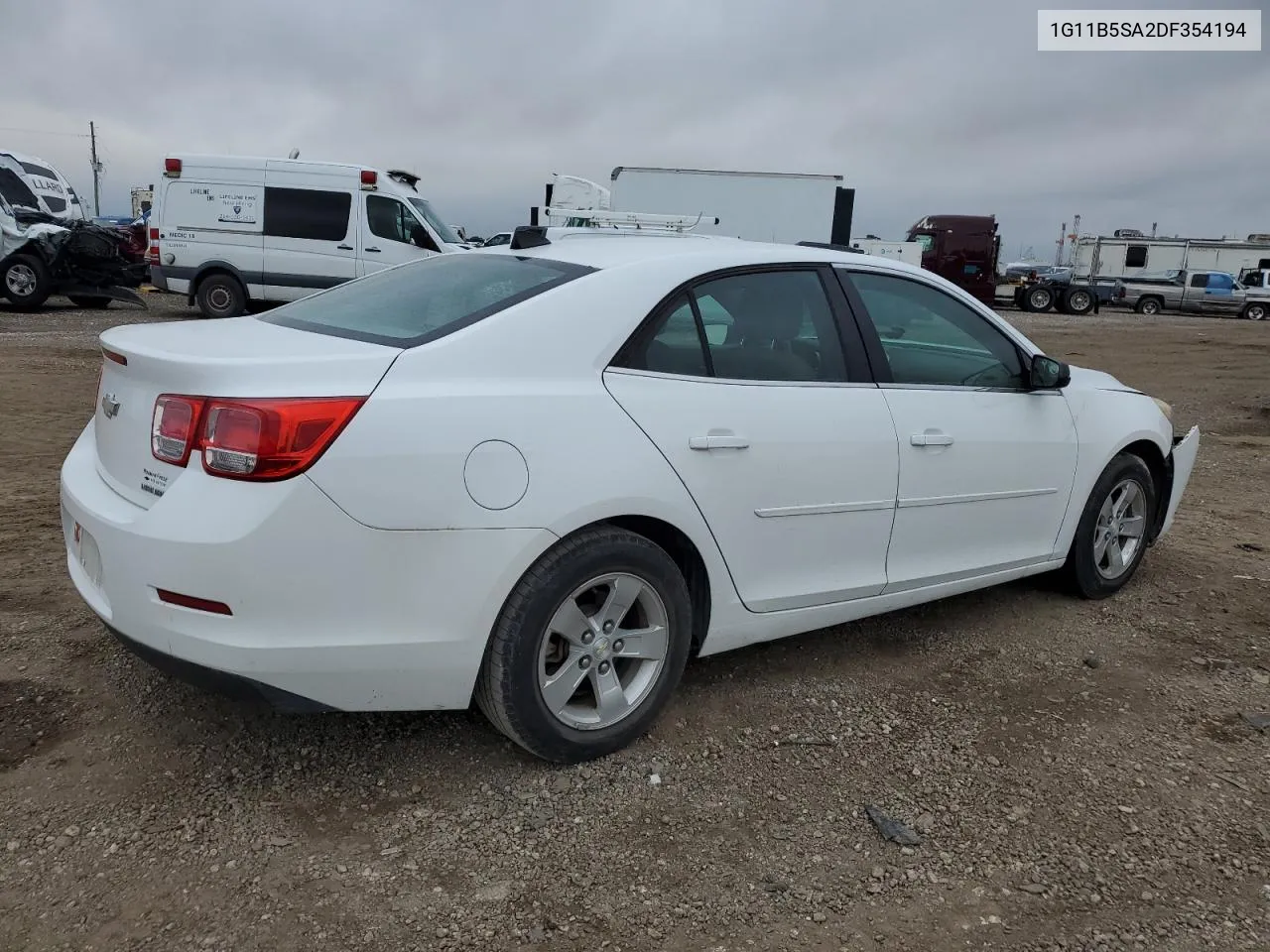 2013 Chevrolet Malibu Ls VIN: 1G11B5SA2DF354194 Lot: 70314134