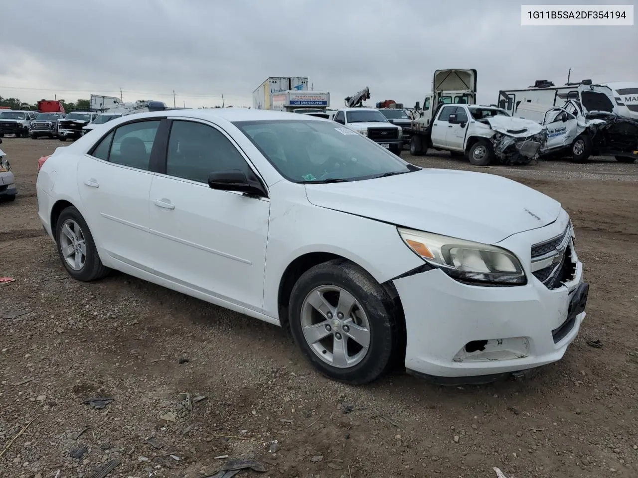 2013 Chevrolet Malibu Ls VIN: 1G11B5SA2DF354194 Lot: 70314134