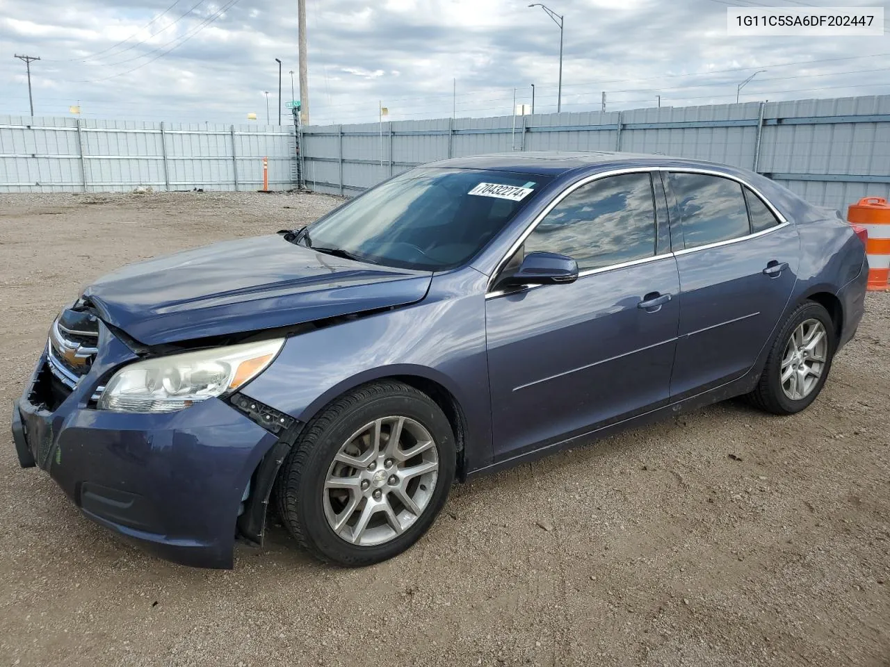 2013 Chevrolet Malibu 1Lt VIN: 1G11C5SA6DF202447 Lot: 70432274