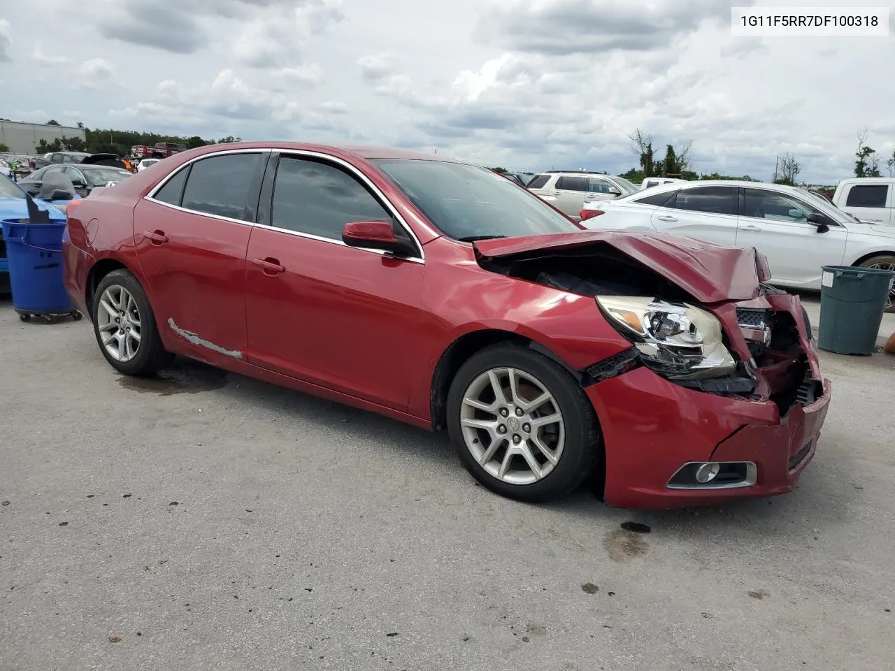 2013 Chevrolet Malibu 2Lt VIN: 1G11F5RR7DF100318 Lot: 70770584