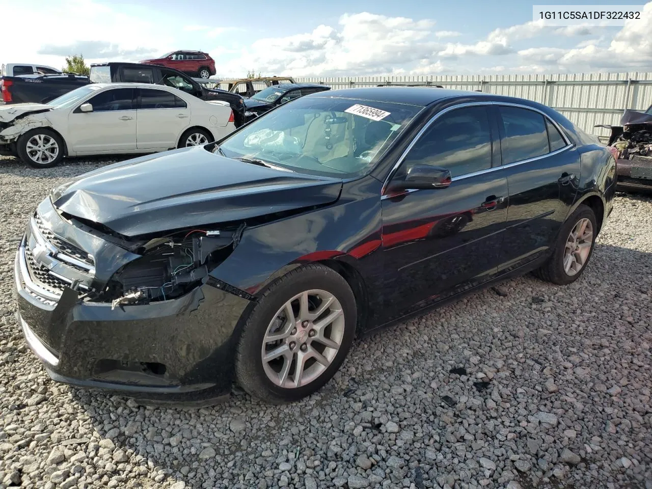 2013 Chevrolet Malibu 1Lt VIN: 1G11C5SA1DF322432 Lot: 71365994