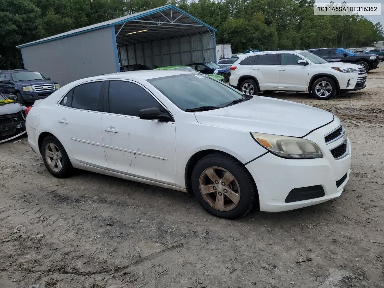 2013 Chevrolet Malibu Ls VIN: 1G11A5SA1DF316362 Lot: 71383034