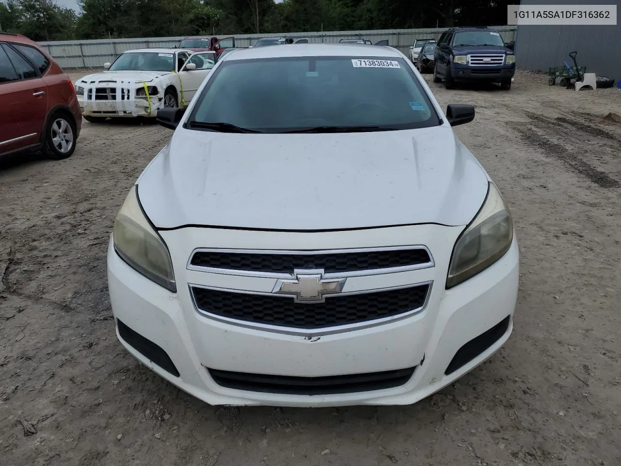 2013 Chevrolet Malibu Ls VIN: 1G11A5SA1DF316362 Lot: 71383034