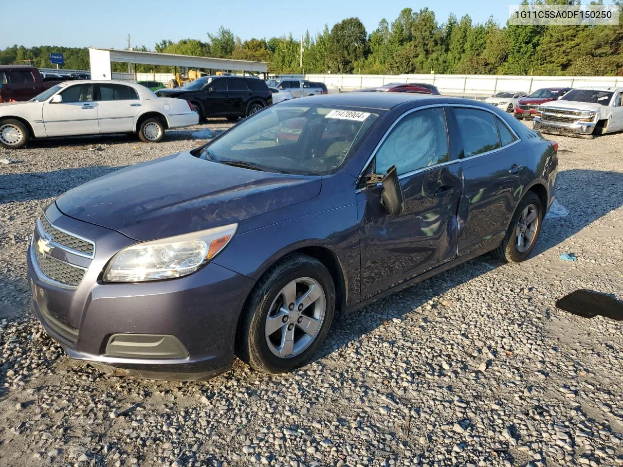 2013 Chevrolet Malibu 1Lt VIN: 1G11C5SA0DF150250 Lot: 71478904