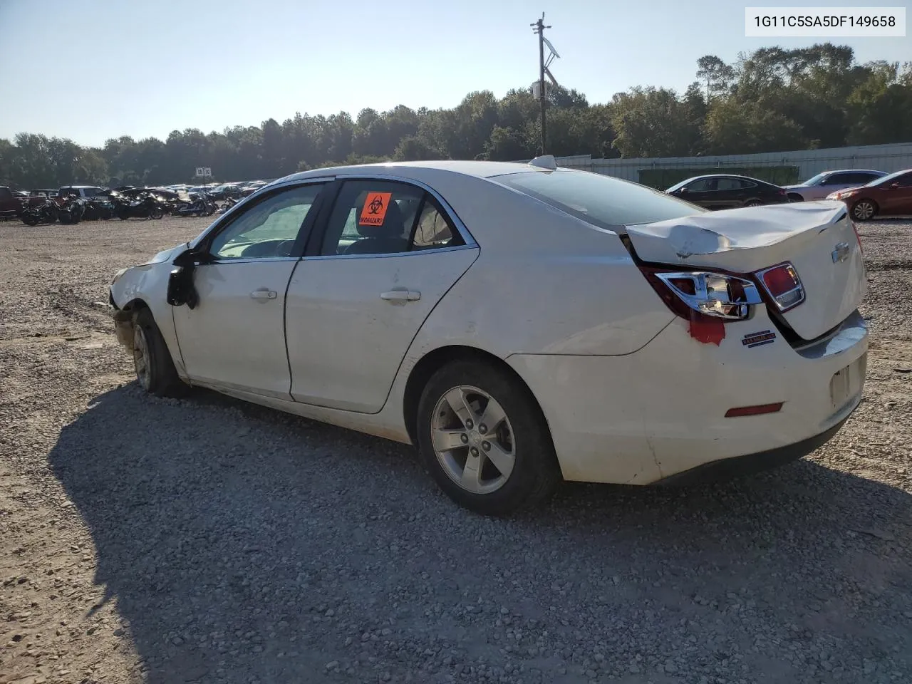 2013 Chevrolet Malibu 1Lt VIN: 1G11C5SA5DF149658 Lot: 72261814