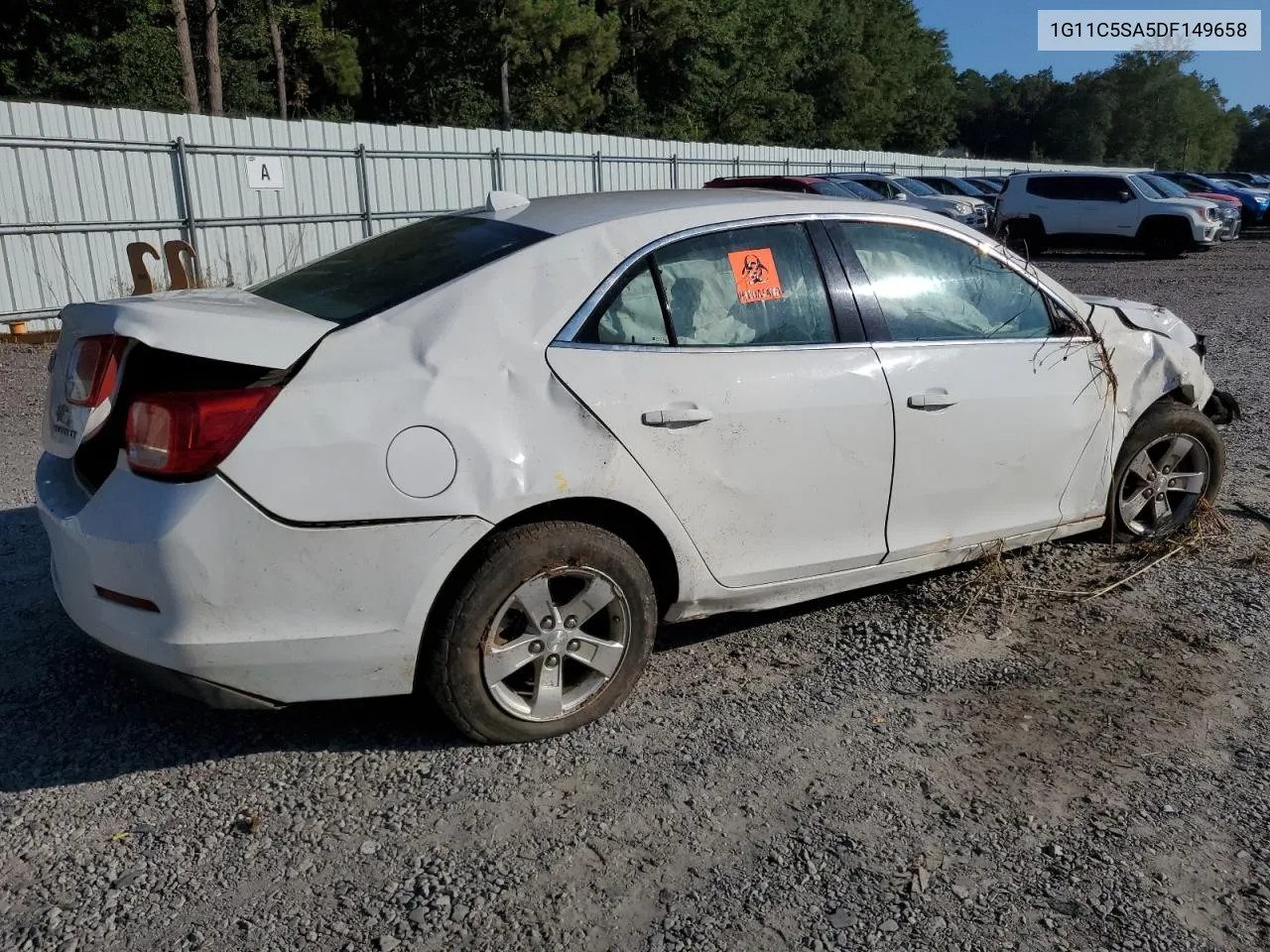 2013 Chevrolet Malibu 1Lt VIN: 1G11C5SA5DF149658 Lot: 72261814