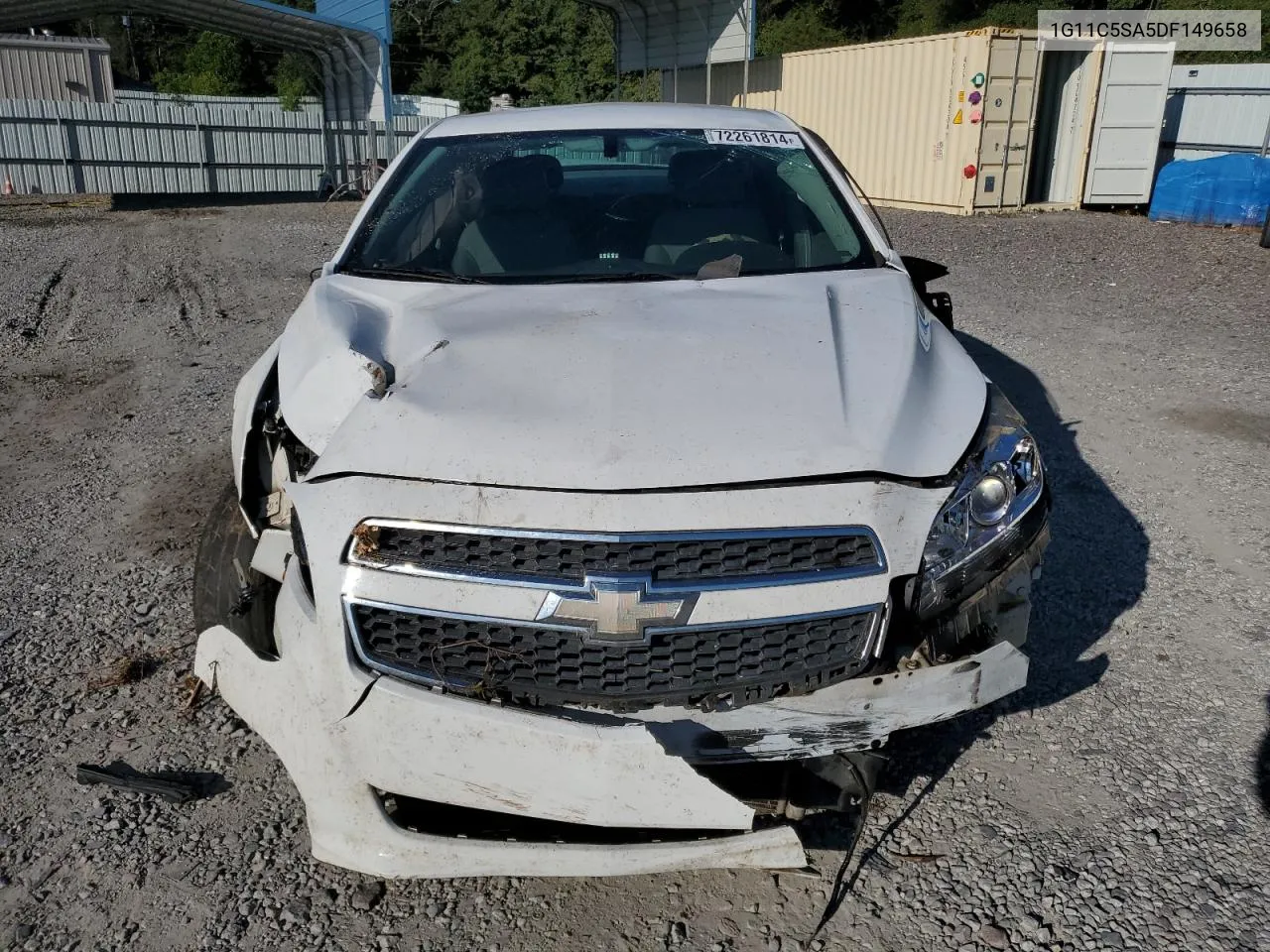 1G11C5SA5DF149658 2013 Chevrolet Malibu 1Lt