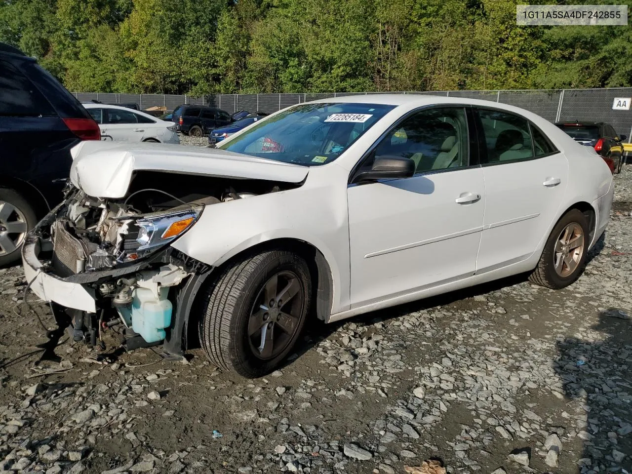 2013 Chevrolet Malibu Ls VIN: 1G11A5SA4DF242855 Lot: 72285184