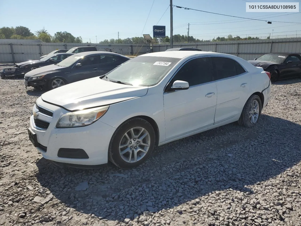 2013 Chevrolet Malibu 1Lt VIN: 1G11C5SA8DU108985 Lot: 72417194