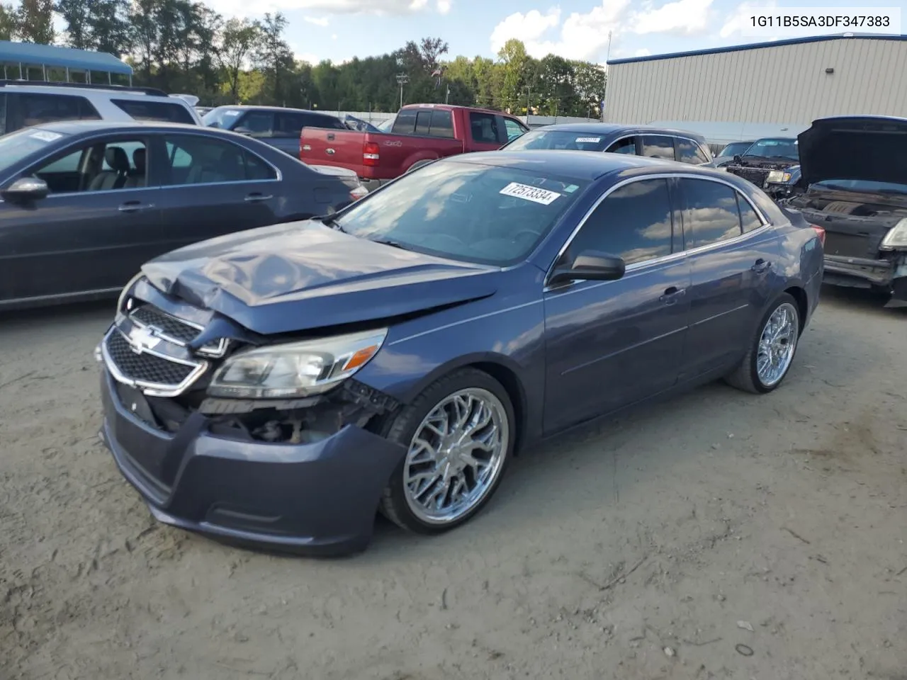 2013 Chevrolet Malibu Ls VIN: 1G11B5SA3DF347383 Lot: 72573334