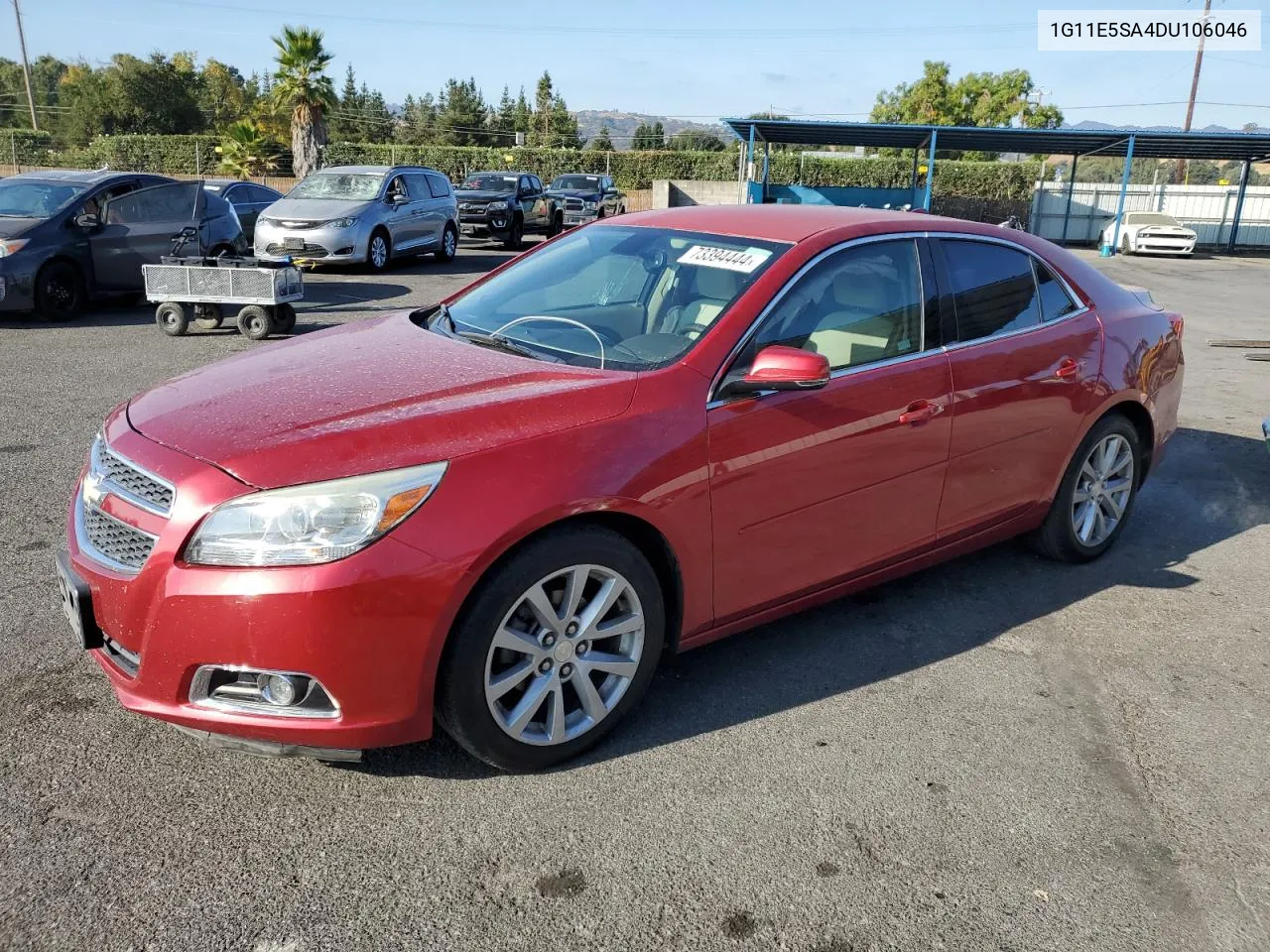 2013 Chevrolet Malibu 2Lt VIN: 1G11E5SA4DU106046 Lot: 73394444