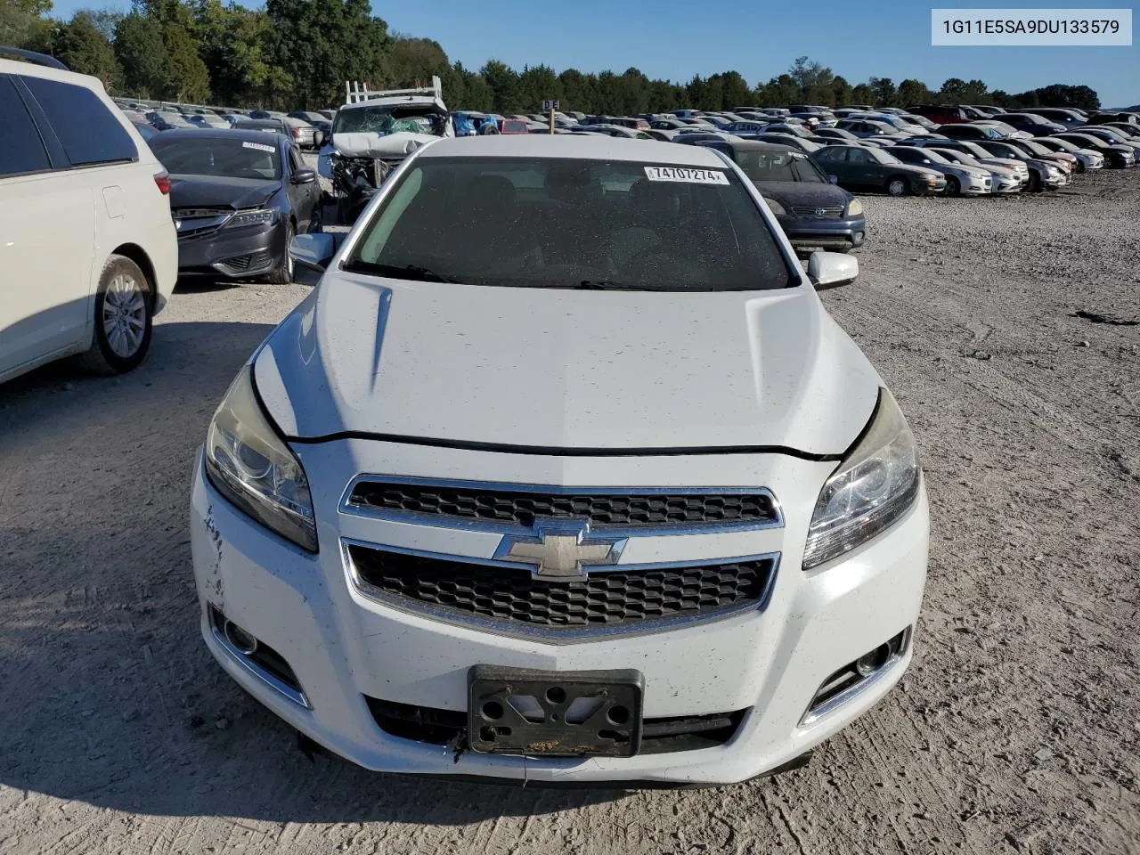 2013 Chevrolet Malibu 2Lt VIN: 1G11E5SA9DU133579 Lot: 74707274