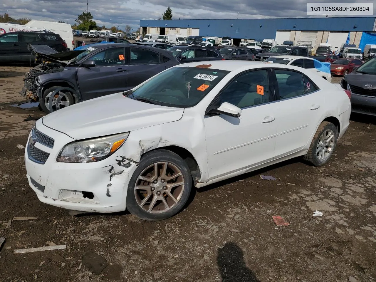 1G11C5SA8DF260804 2013 Chevrolet Malibu 1Lt