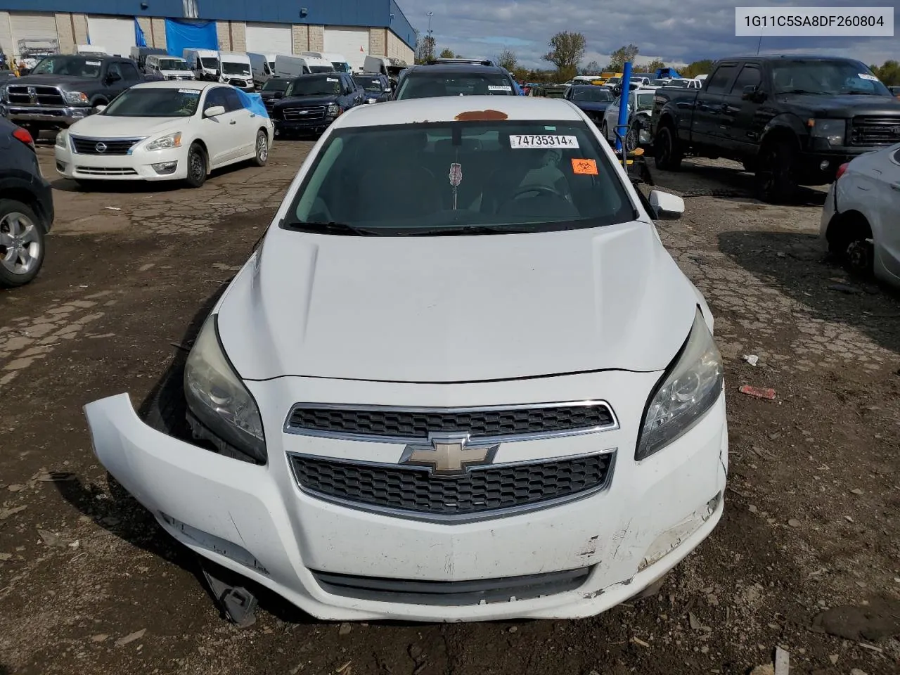 1G11C5SA8DF260804 2013 Chevrolet Malibu 1Lt