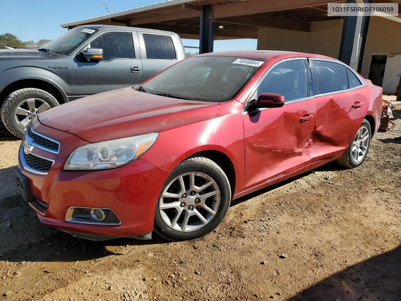 2013 Chevrolet Malibu 2Lt VIN: 1G11F5RR6DF106059 Lot: 74848664