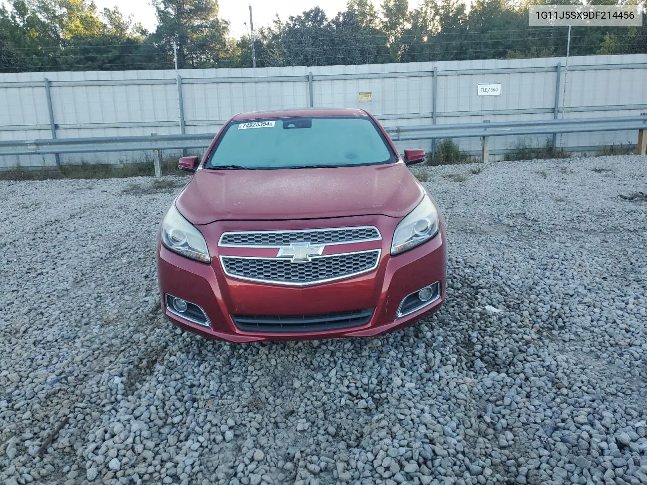 2013 Chevrolet Malibu Ltz VIN: 1G11J5SX9DF214456 Lot: 74925354